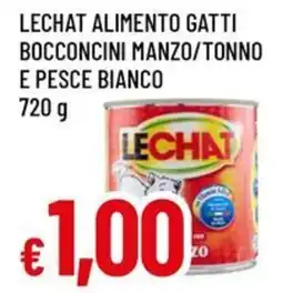 A&O Lechat alimento gatti bocconcini manzo/tonno e pesce bianco offerta