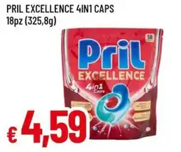 A&O Pril excellence 4in1 caps 18pz offerta