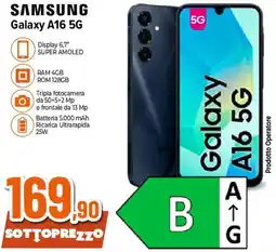 Ipercoop SAMSUNG Galaxy A16 5G offerta