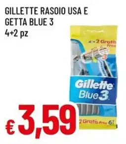 A&O Gillette rasoio usa e getta blue 3 offerta