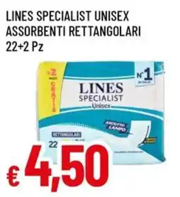 A&O Lines specialist unisex assorbenti rettangolari offerta
