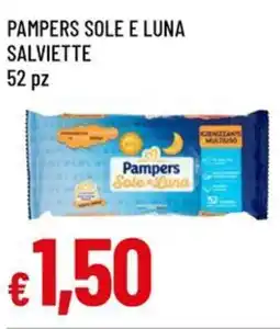 A&O Pampers sole e luna salviette 52 pz offerta