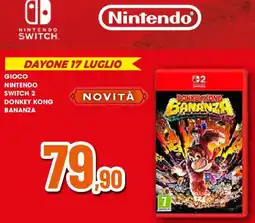 Ipercoop Gioco nintendo switch 2 donkey kong bananza offerta