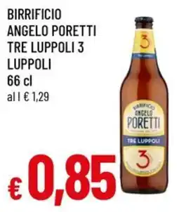 A&O Birrificio angelo poretti tre luppoli 3 luppoli offerta