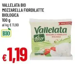 A&O Vallelata bio mozzarella fiordilatte biologica offerta