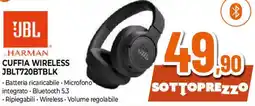 Ipercoop JBL CUFFIA WIRELESS JBLT720BTBLK offerta
