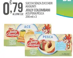 Iper Nonna Isa Succhi senza zuccheri aggiunti jolly colombani ace/pera/pesca offerta