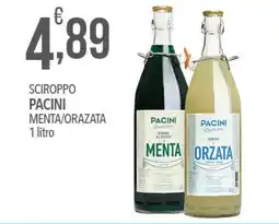 Sciroppo pacini menta/orazata