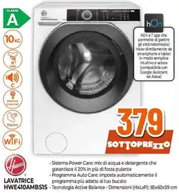 Ipercoop Hoover LAVATRICE HWE410AMBS1S offerta