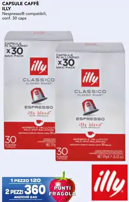 Esselunga Capsule caffè Illy offerta