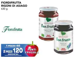 Esselunga Fiordifrutta rigoni di asiago offerta