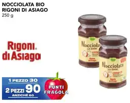 Esselunga Nocciolata bio rigoni di asiago offerta