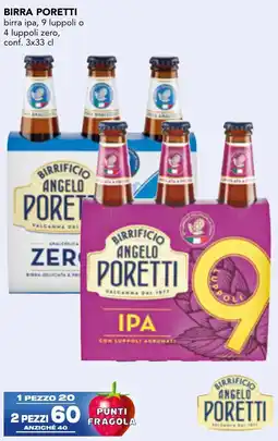 Esselunga Birra poretti offerta