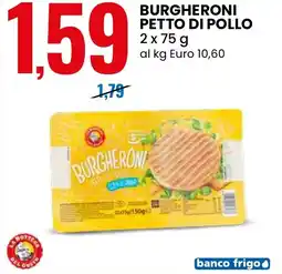 Eurospin Burgheroni petto di pollo offerta
