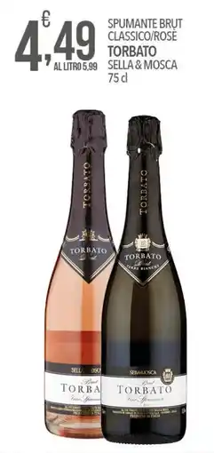 Spumante brut classico/rose torbato sella & mosca