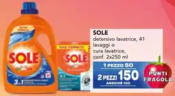Esselunga SOLE detersivo lavatrice offerta