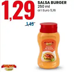 Eurospin Salsa burger Delizie Sole offerta