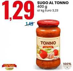Eurospin Sugo al tonno Delizie Sole offerta
