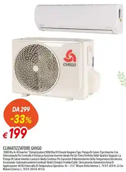 Galassia Climatizzatore CHIGO offerta