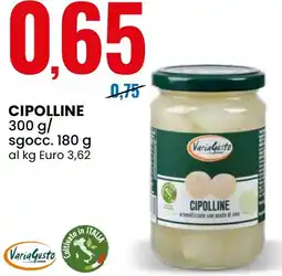 Eurospin Cipolline VariaGusto offerta