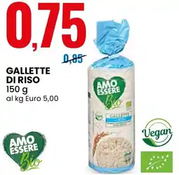 Eurospin Gallette di riso AMO ESSERE offerta