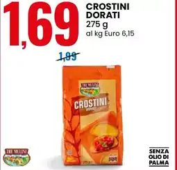 Eurospin Crostini dorati TRE MULINI offerta