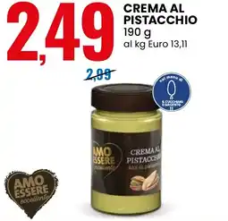 Eurospin Crema al pistacchio AMO ESSERE eccellente offerta