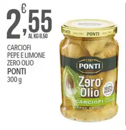 Iper Nonna Isa Carciofi pepe e limone zero olio PONTI offerta