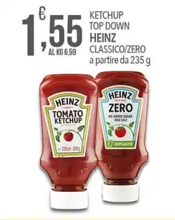 Iper Nonna Isa Ketchup top down heinz classico/zero offerta