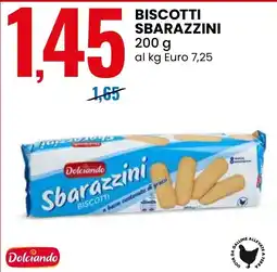 Eurospin Biscotti sbarazzini Dolciando offerta