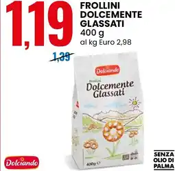 Eurospin Frollini dolcemente glassati Dolciando offerta