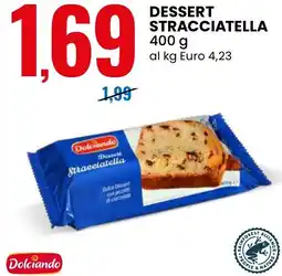 Eurospin Dessert stracciatella Dolciando offerta