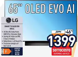 Unieuro LG SMART TV OLED EVO 65C44 offerta