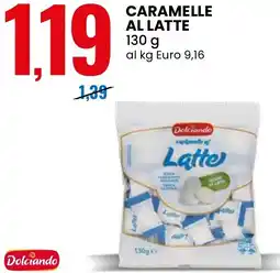 Eurospin Caramelle al latte Dolciando offerta