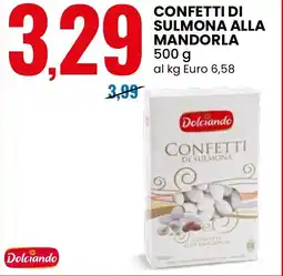 Eurospin Confetti di sulmona alla mandorla Dolciando offerta