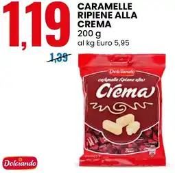 Eurospin Caramelle ripiene alla crema Dolciando offerta