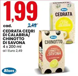 Eurospin Cedrata cedri di calabria/ chinotto di savona Blues offerta