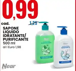 Eurospin Sapone liquido idratante/ purificante Near offerta