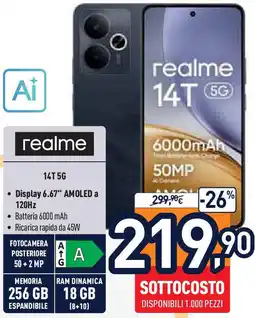 Unieuro Realme 14T5G offerta