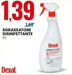 Eurospin Sgrassatore disinfettante Dexal offerta
