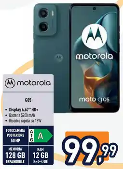 Unieuro motorola G05 offerta
