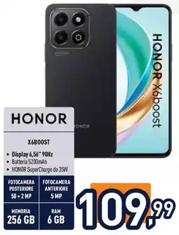 Unieuro HONOR X6BOOST offerta