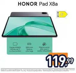 Unieuro HONOR Pad X8a offerta