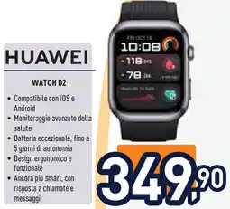 Unieuro HUAWEI WATCH D2 offerta