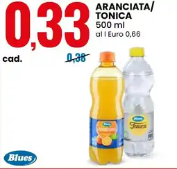 Eurospin Aranciata/ tonica Blues offerta