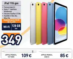 Unieuro Apple iPad 11th gen offerta