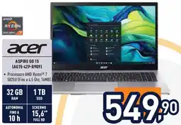 Unieuro acer ASPIRE GO 15 (AG15-42P-R909) offerta