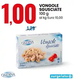 Eurospin Vongole sgusciate ONDINA offerta