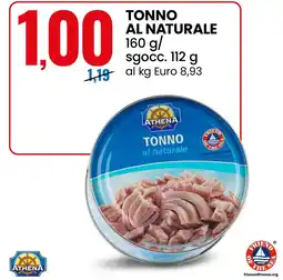 Eurospin Tonno al naturale ATHENA offerta