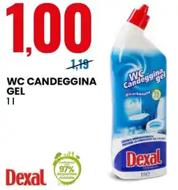 Eurospin Wc candeggina gel Dexal offerta